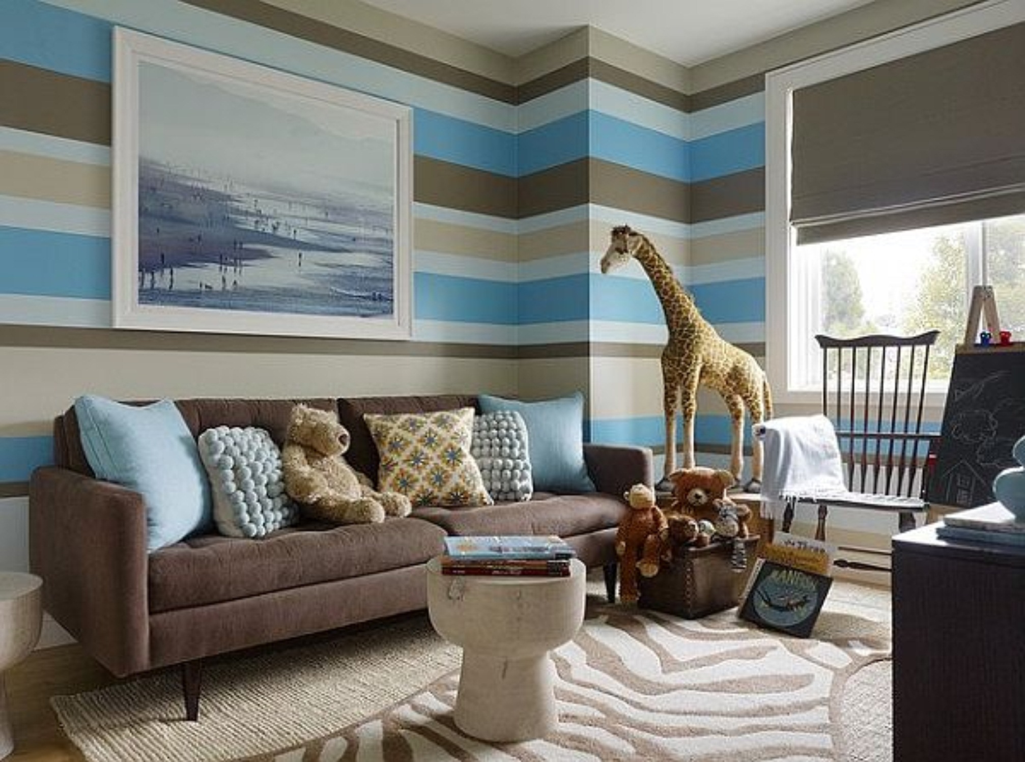 Brown And Blue Living Room Ideas Freshsdg