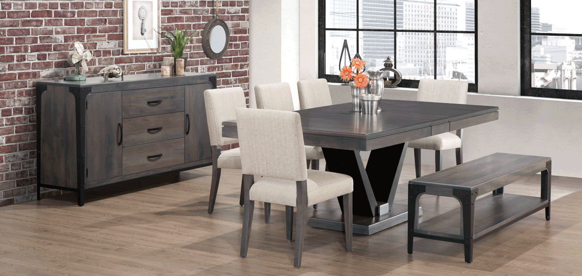 hand-crafted dining room set